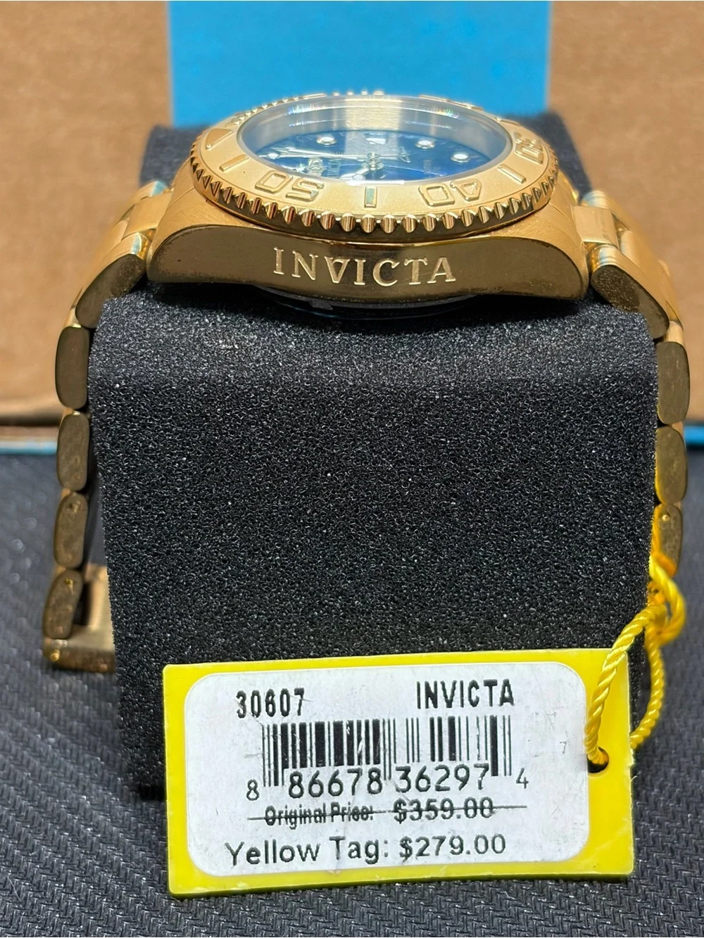 Invicta Pro Diver Automatic Unisex Watch - 36mm, Gold (30607)